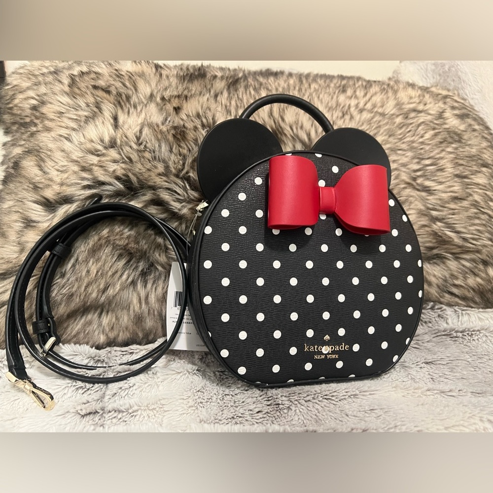 Kate Spade Disney X  Minnie crossbody in black multi